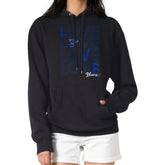 St. Louis Blues G-III 4Her by Carl Banks Women's Hockey Love Fleece Pullover Hoodie - Black - NHL