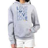 Buffalo Sabres G-III 4Her by Carl Banks Women's Hockey Love Fleece Pullover Hoodie - Gray - NHL
