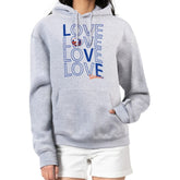 New York Islanders G-III 4Her by Carl Banks Women's Hockey Love Fleece Pullover Hoodie - Gray - NHL