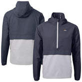 Denver Broncos Cutter & Buck Charter Eco Recycled Anorak Half-Zip Jacket Blue | NFL