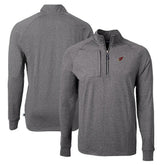 Arizona Cardinals Cutter & Buck Adapt Eco Knit Quarter-Zip Pullover Top Heather Black | NFL