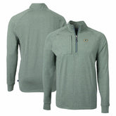 Green Bay Packers Cutter & Buck Adapt Eco Knit Quarter-Zip Pullover Top Heather Green | NFL