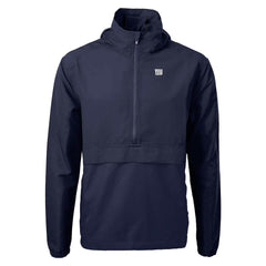 New York Giants Cutter & Buck Charter Eco Recycled Anorak Half-Zip Jacket Blue | NFL