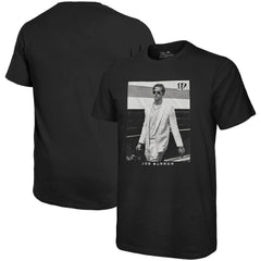 Joe Burrow Cincinnati Bengals Majestic Threads Oversized Player Image T-Shirt Black | NFL