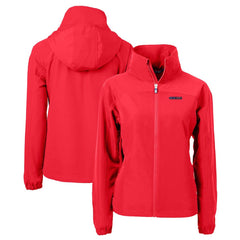 San Francisco 49ers Cutter & Buck Women's Charter Eco Recycled Full-Zip Jacket Red | NFL