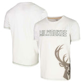 Milwaukee Bucks Stadium Essentials Unisex Scoreboard T-Shirt White - NBA