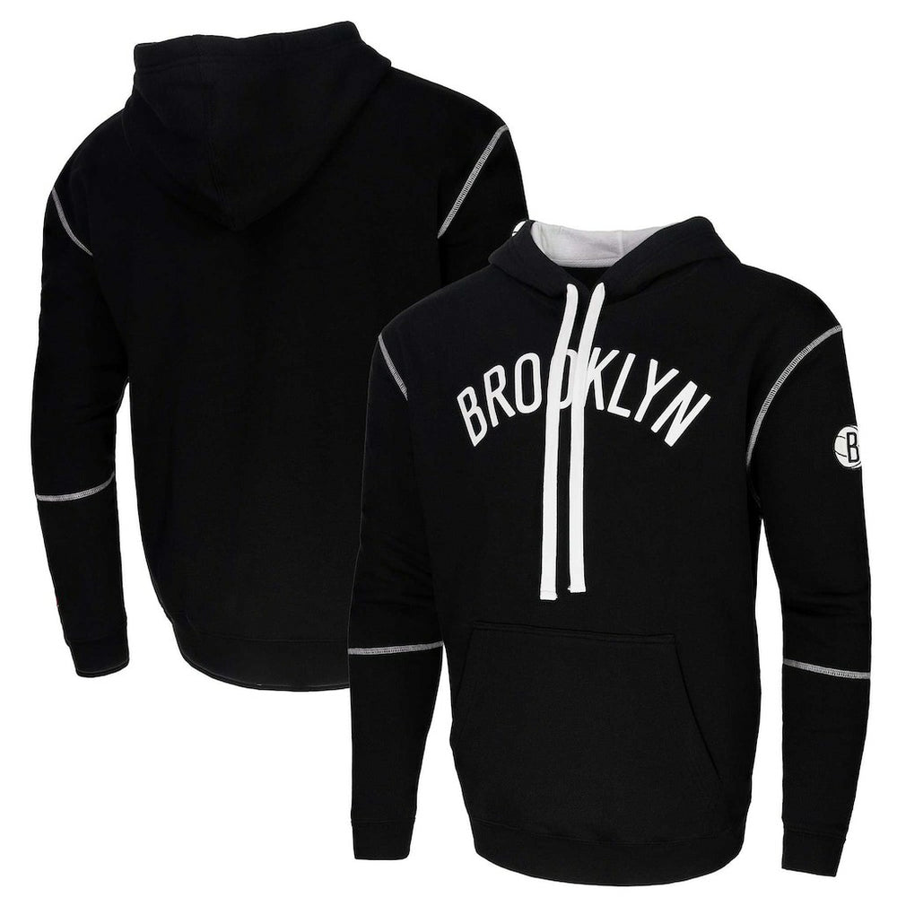 Brooklyn Nets Stadium Essentials Monument Pullover Hoodie Black - NBA