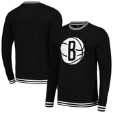 Brooklyn Nets Stadium Essentials Club Level Pullover Sweatshirt Black - NBA