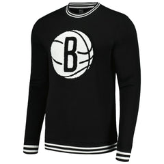 Brooklyn Nets Stadium Essentials Club Level Pullover Sweatshirt Black - NBA