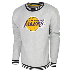 Los Angeles Lakers Stadium Essentials Club Level Pullover Sweatshirt Heather Gray - NBA