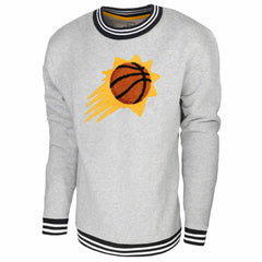 Phoenix Suns Stadium Essentials Club Level Pullover Sweatshirt Heather Gray - NBA