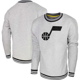 Utah Jazz Stadium Essentials Club Level Pullover Sweatshirt Heather Gray - NBA