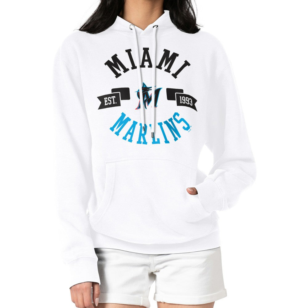 Miami Marlins G-III 4Her by Carl Banks Women's City Graphic Pullover Hoodie - MLB