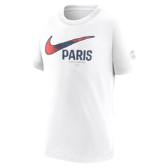 Paris Saint-Germain Youth Swoosh T-Shirt White | Nike discount