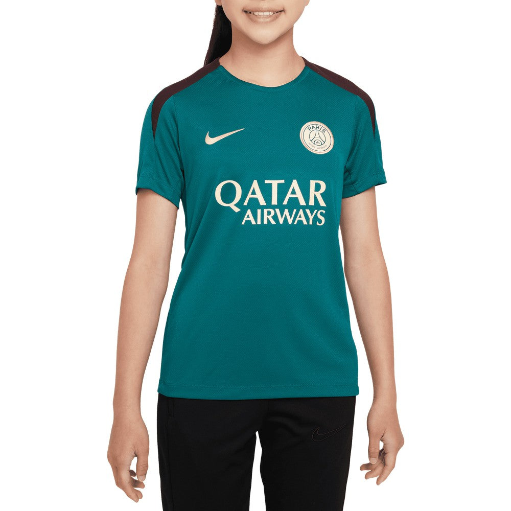 Paris Saint-Germain Youth 2024/25 Strike Training Top Teal | Nike discount