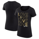 Vegas Golden Knights G-III 4Her by Carl Banks Women's Super-Slim Fit Lightweight Hockey Love T-Shirt - Black - NHL