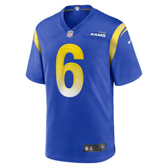 Tre'Vius Hodges-Tomlinson Los Angeles Rams Team Game Jersey Royal | Nike for Sale