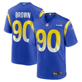 Earnest Brown IV Los Angeles Rams Team Game Jersey Royal | Nike for Sale