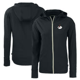 Arizona Cardinals Cutter & Buck Women's Throwback Daybreak Eco Recycled Half-Zip Hoodie Black | NFL