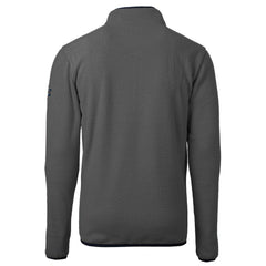 New Orleans Saints Cutter & Buck Throwback Cascade Eco Sherpa Fleece Quarter-Zip Pullover Jacket Gray/Black | NFL