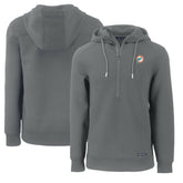 Miami Dolphins Cutter & Buck Throwback Roam Eco Half-Zip Recycled Pullover Hoodie Gray | NFL