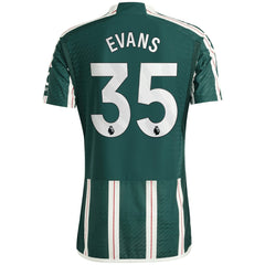 Jonny Evans Manchester United 2023/24 Away Player Jersey – Green | Adidas Online