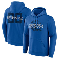 Dallas Mavericks Stellar Personalized Name & Number Pullover Hoodie Blue - NBA