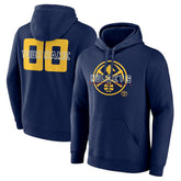 Denver Nuggets Stellar Personalized Name & Number Pullover Hoodie Navy - NBA