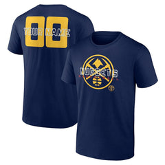 Denver Nuggets Stellar Personalized Name & Number T-Shirt Navy - NBA