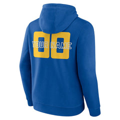 Golden State Warriors Stellar Personalized Name & Number Pullover Hoodie Royal - NBA