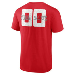 Houston Rockets Stellar Personalized Name & Number T-Shirt Red - NBA