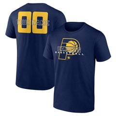 Indiana Pacers Stellar Personalized Name & Number T-Shirt Navy - NBA