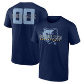 Memphis Grizzlies Stellar Personalized Name & Number T-Shirt Navy - NBA