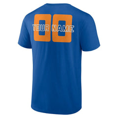 New York Knicks Stellar Personalized Name & Number T-Shirt Blue - NBA