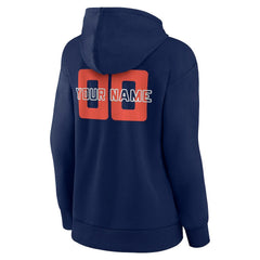 Oklahoma City Thunder Women's Stellar Personalized Name & Number Pullover Hoodie Navy - NBA
