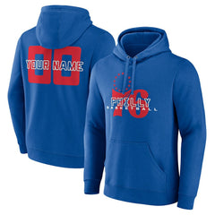 Philadelphia 76ers Stellar Personalized Name & Number Pullover Hoodie Royal - NBA