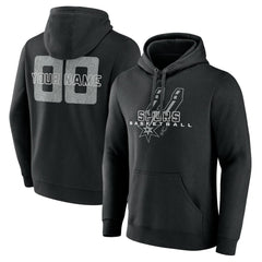San Antonio Spurs Stellar Personalized Name & Number Pullover Hoodie Black - NBA