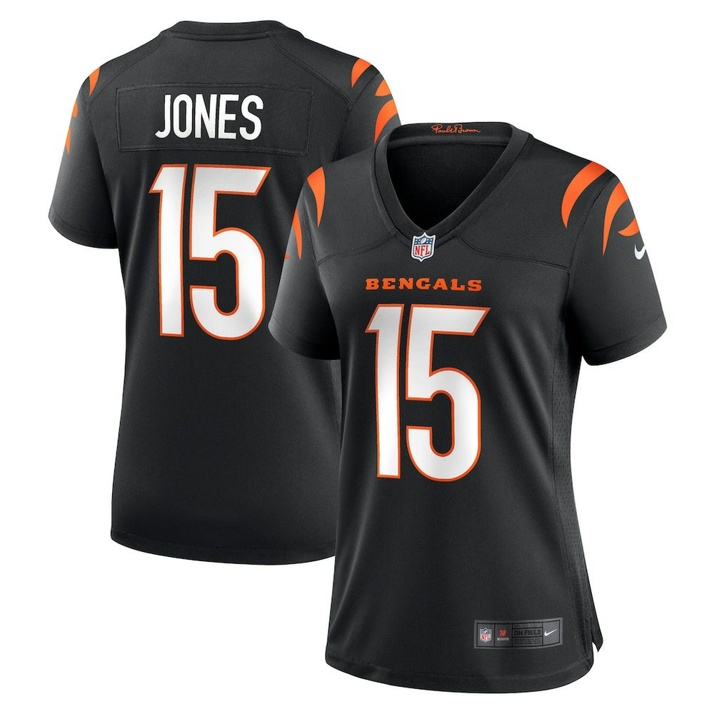 Charlie Jones Cincinnati Bengals Women's Team Game Jersey Black | Nike for Sale