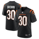Chase Brown Cincinnati Bengals Team Game Jersey Black | Nike for Sale
