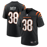 DJ Ivey Cincinnati Bengals Team Game Jersey Black | Nike for Sale