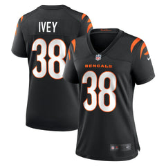 DJ Ivey Cincinnati Bengals Women's Team Game Jersey Black | Nike for Sale