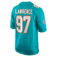 Rashard Lawrence Miami Dolphins Team Game Jersey Aqua | Nike for Sale