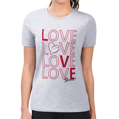 Cincinnati Reds G-III 4Her by Carl Banks Women's Super-Slim Fit Lightweight Love Graphic Team T-Shirt - MLB