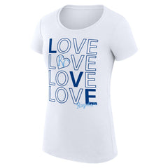 Kansas City Royals G-III 4Her by Carl Banks Women's Super-Slim Fit Lightweight Love Graphic Team T-Shirt - MLB