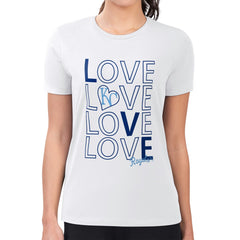 Kansas City Royals G-III 4Her by Carl Banks Women's Super-Slim Fit Lightweight Love Graphic Team T-Shirt - MLB