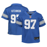 Aidan Hutchinson Detroit Lions Preschool Player Game Jersey Blue | Nike for Sale