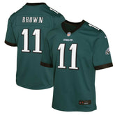 A.J. Brown Philadelphia Eagles Youth Game Jersey Green | Nike for Sale