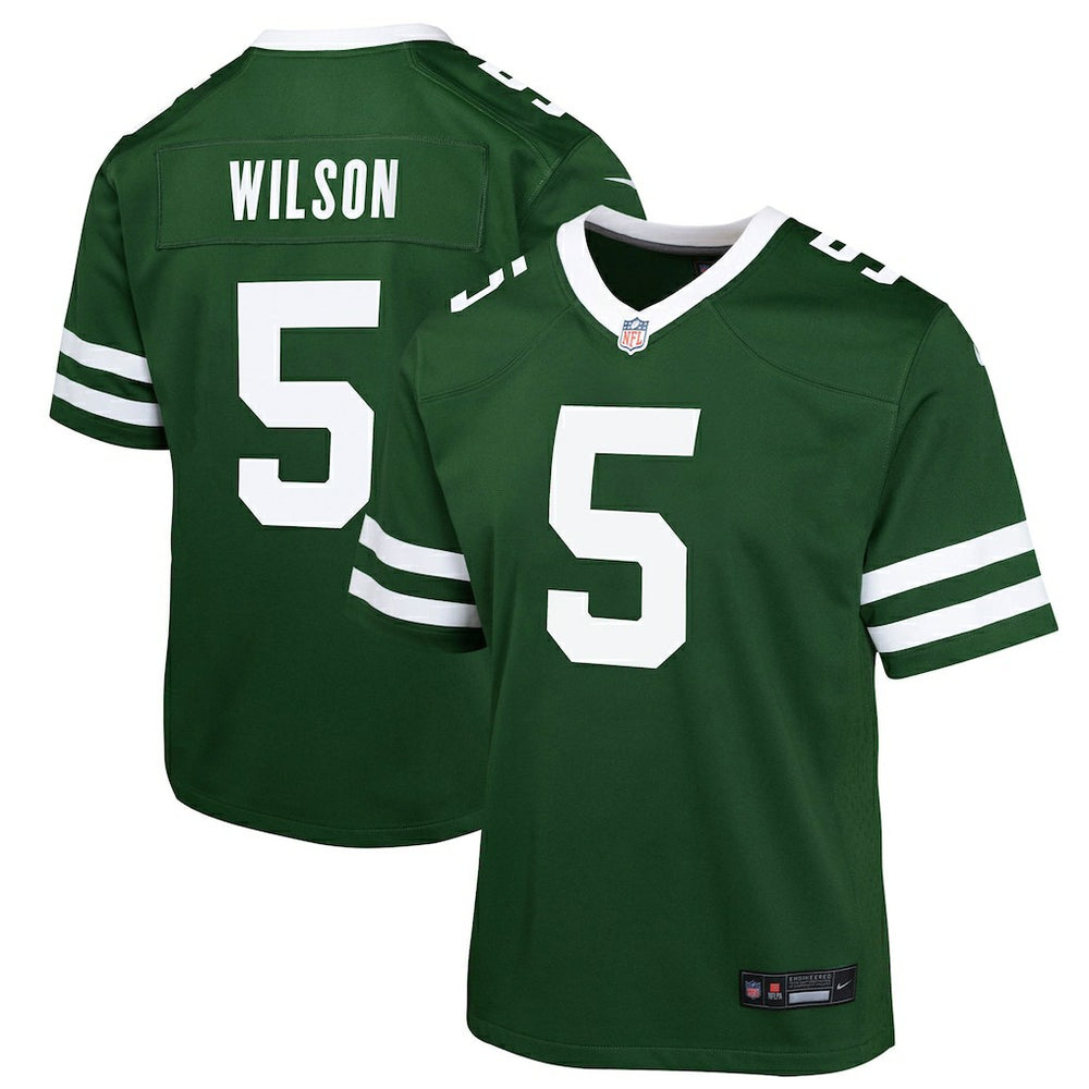 Garrett Wilson New York Jets Youth Game Jersey Green | Nike for Sale
