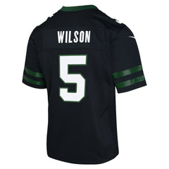 Garrett Wilson New York Jets Youth Game Jersey Black | Nike for Sale