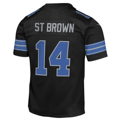 Amon-Ra St. Brown Detroit Lions Youth Game Jersey Black | Nike for Sale